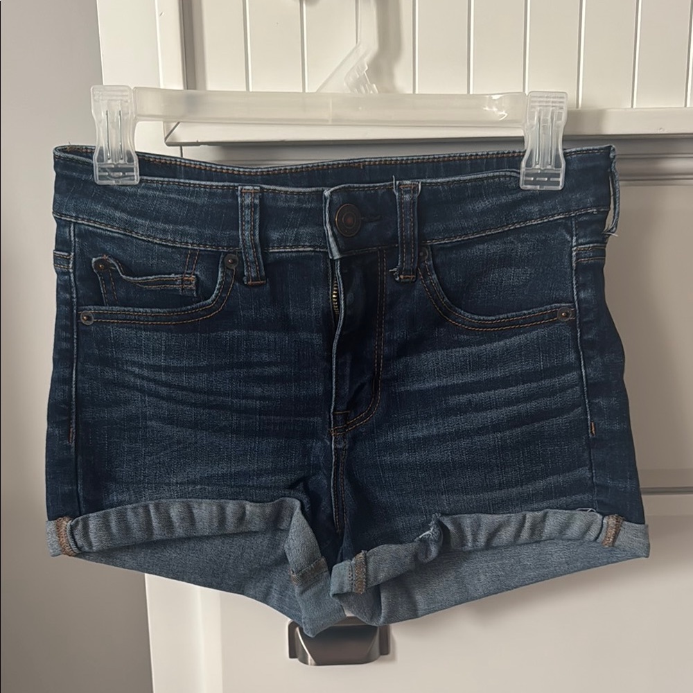 American Eagle Outfitters Dark Blue Jean Shorts
